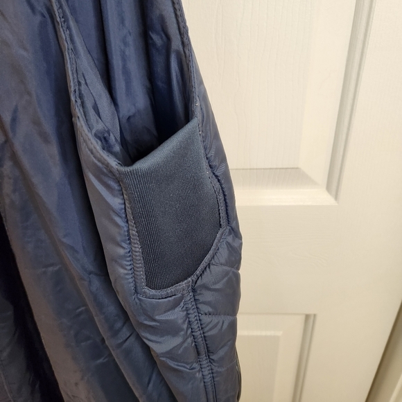 St Moritz Ski/Snow Pants size L Navy Blue with zip up bib - Picture 7 of 9